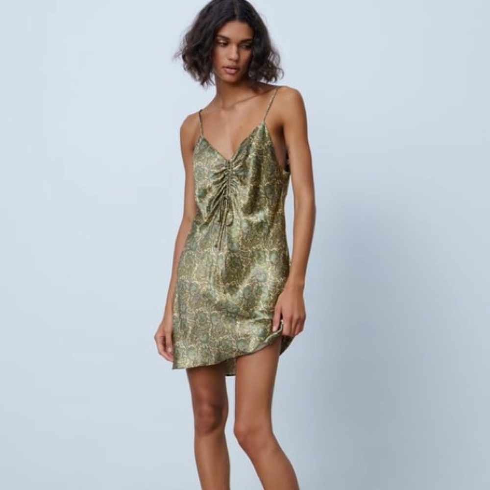 Zara Printed Mini Dress